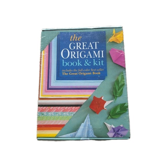 Other - The Great Origami Book and Kit with folding papers in Gift Box Aytuere (NEW)